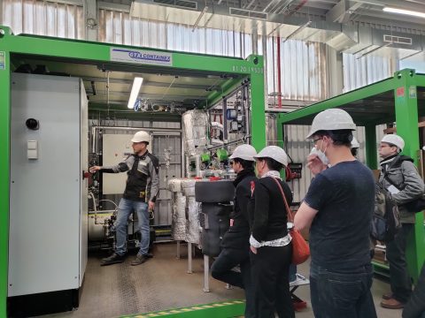 Gasification plant visit
